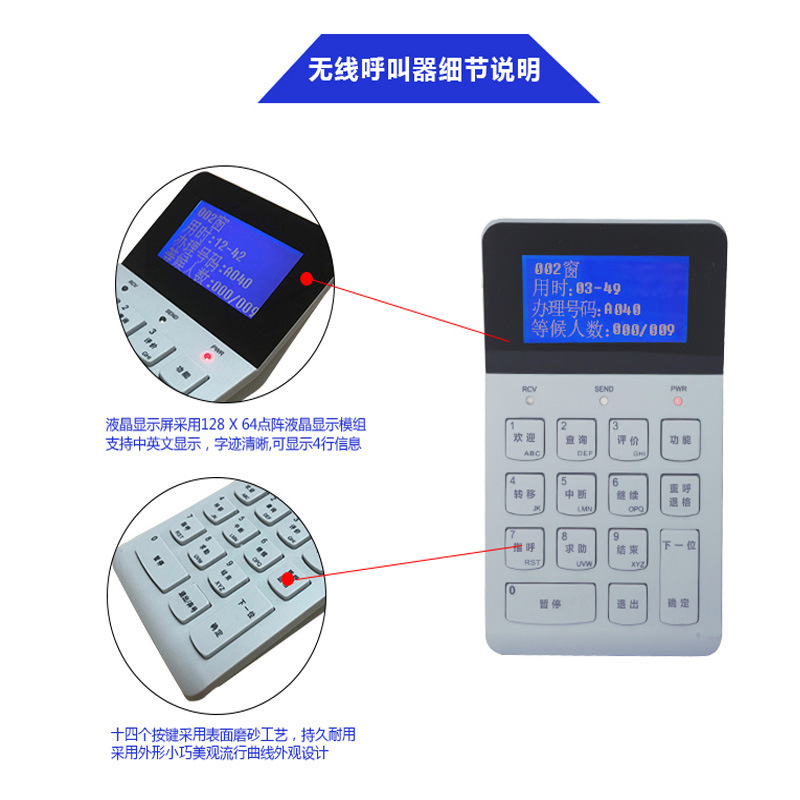 Wireless caller/queuing/queuing call system/telephone/teaming/plant supply