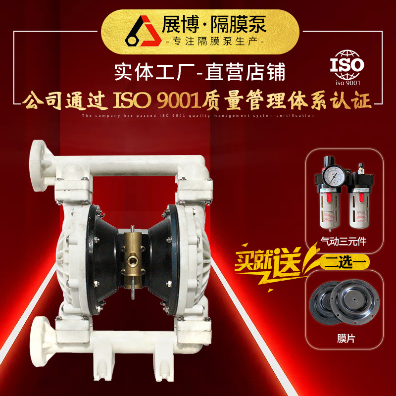 Production of wholesale QBY-65 QBY-50 plastic aerodynamic diaphragm pumps