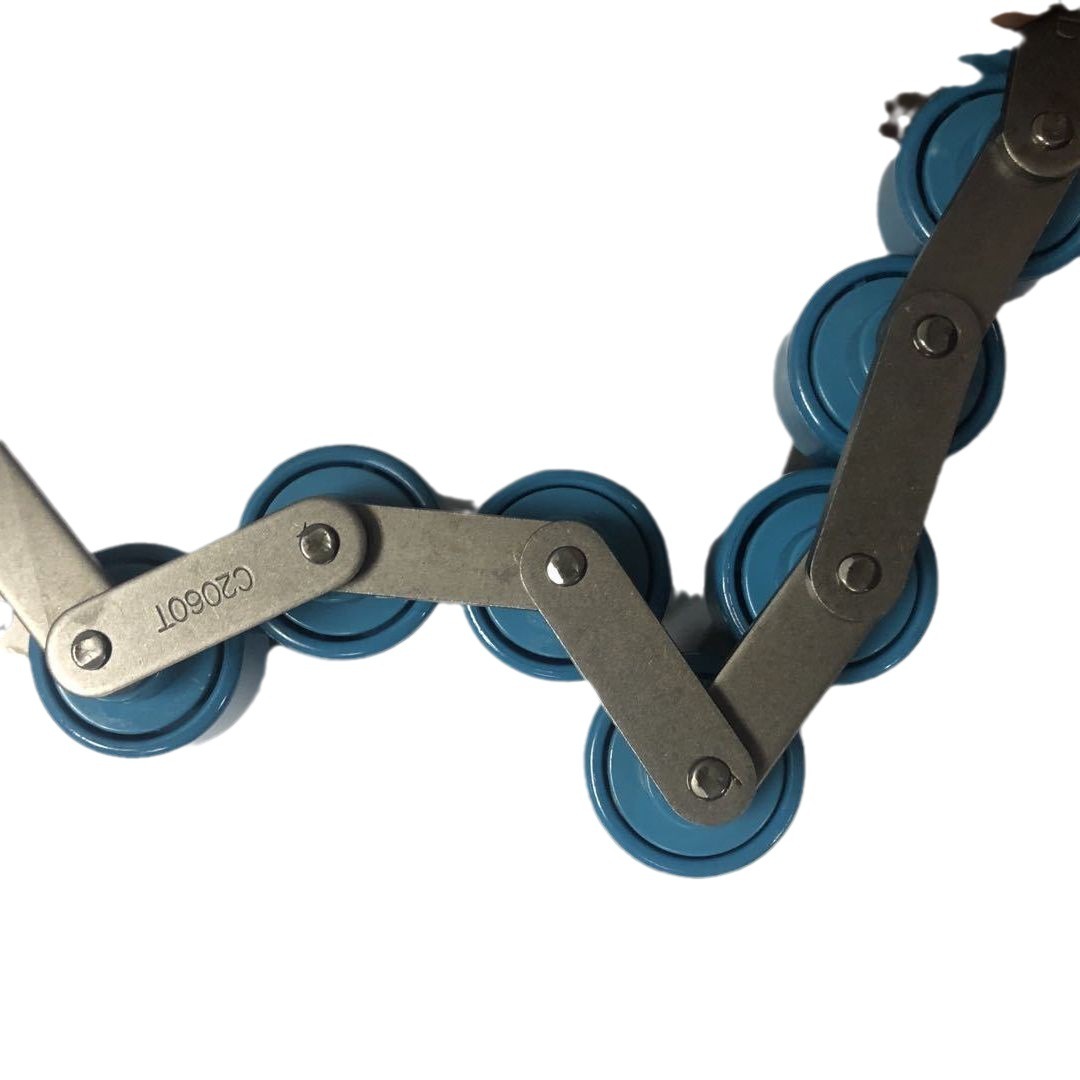 Three-speed nylon full steel chain BS30-C212A Triple Blue and Small Black Chain