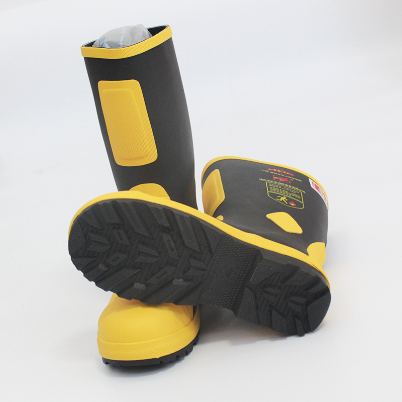 Fire protection boots for firefighters certified fire protection boots for rescue boots against fire boots and rubber for fire resistance boots