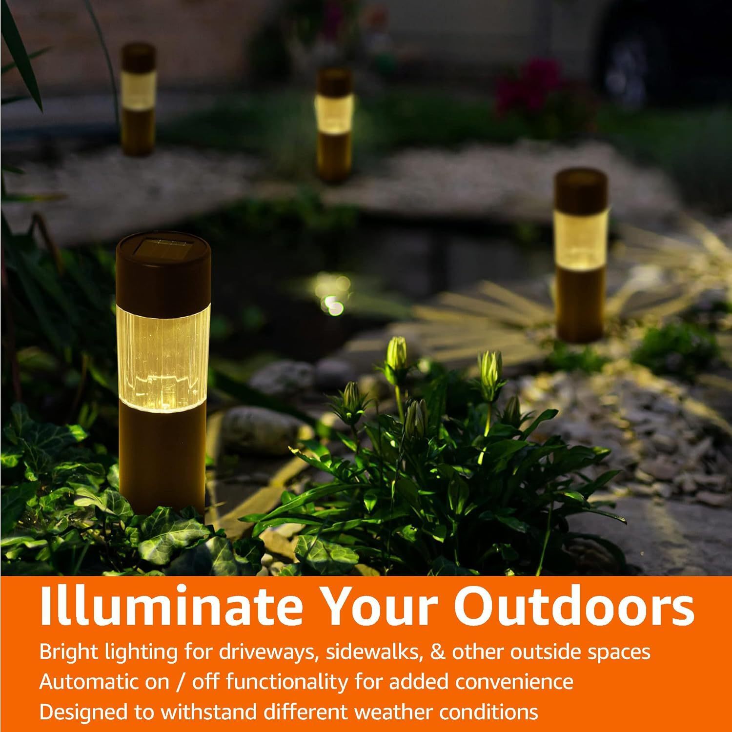 Hot-colour solar light induction lamps - 10 1 boxes