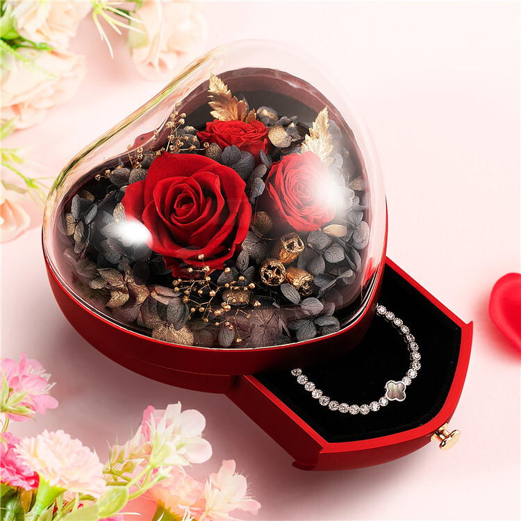 Hộp hoa còn sống, Hộp sáng tạo Valentine, Hộp quà 7 đêm.