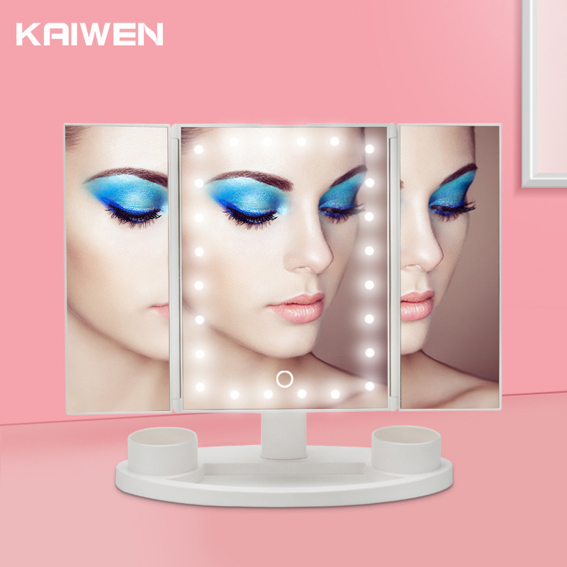 The factory's Kevin 24-Left Triple-Left Mirror, the LED touch-and-motion mirror.