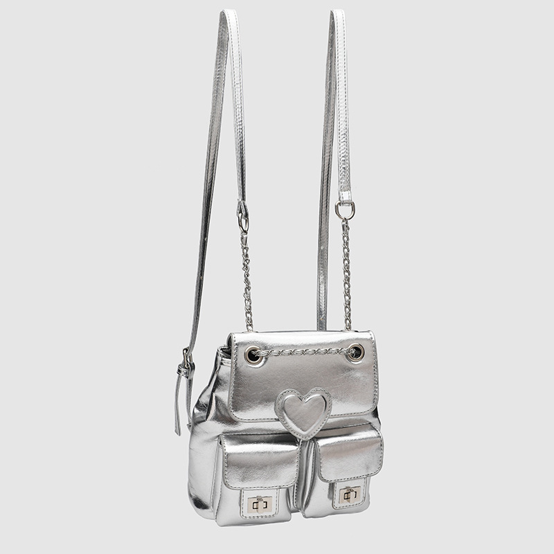 South Korean two-shoulder buns, 2024 new twirling fashion bag, 100-link bucket bag.