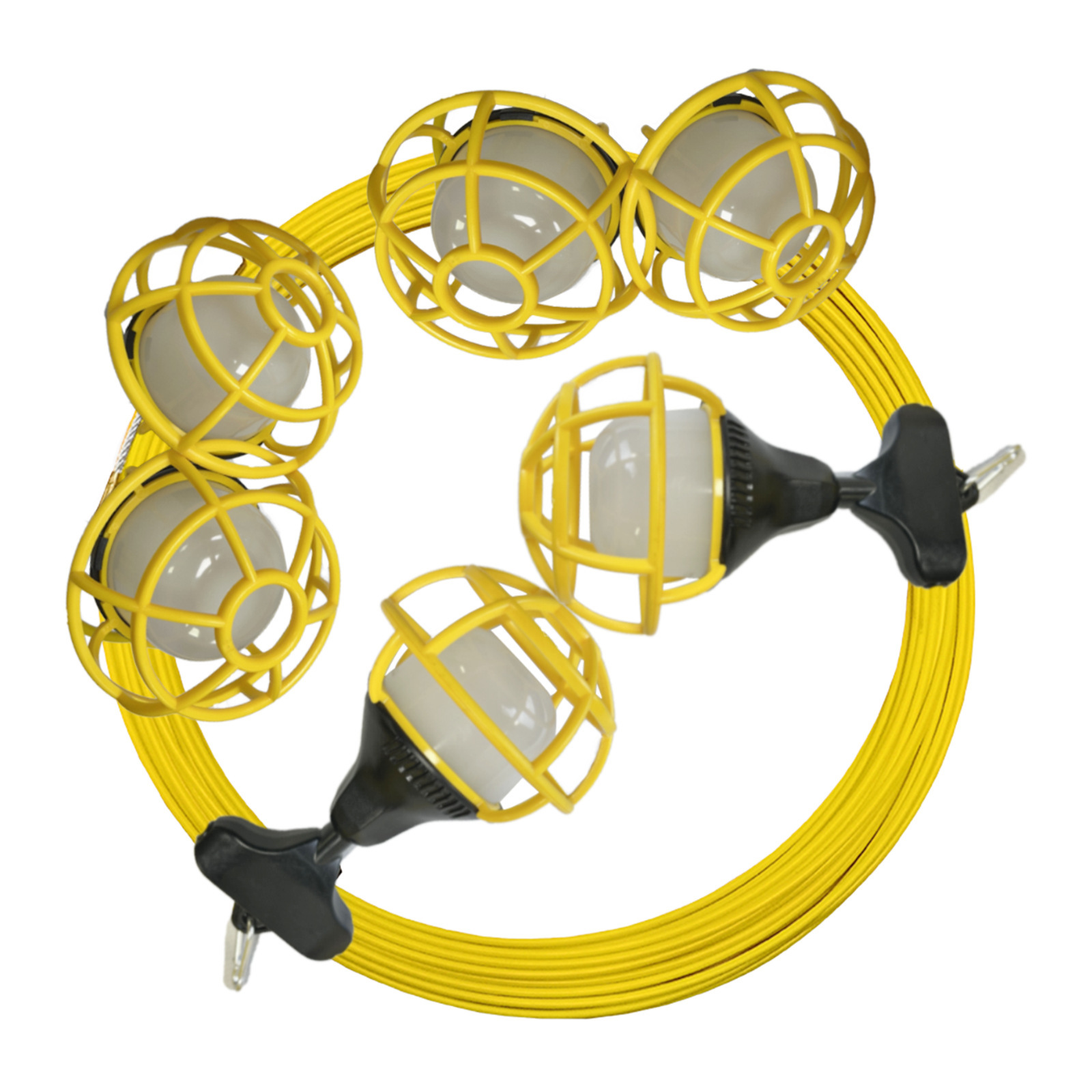 8000 Lumen LED 50ft 6-head Linkable Spring Light