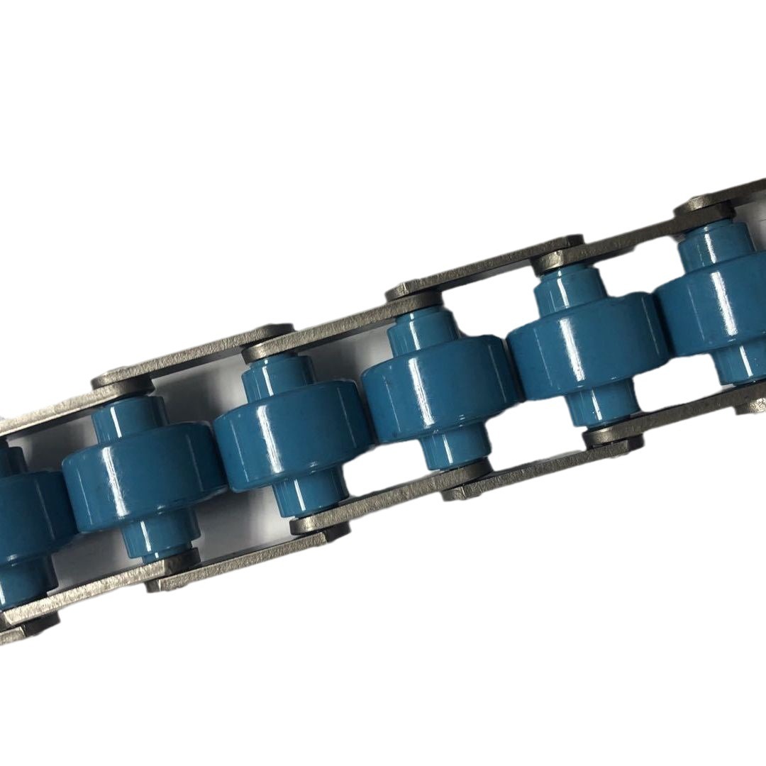 Three-speed nylon full steel chain BS30-C212A Triple Blue and Small Black Chain