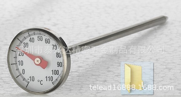 Food thermometers, coffeepot thermometers, kettle thermometers, thermometers.