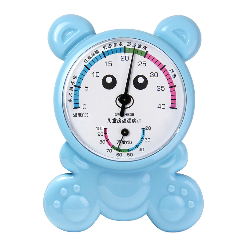 Cartoon Temperature Methometer, Children's Room Temperature Methometer, Bear Temperature Methometer, Indoor Moisture Methometer