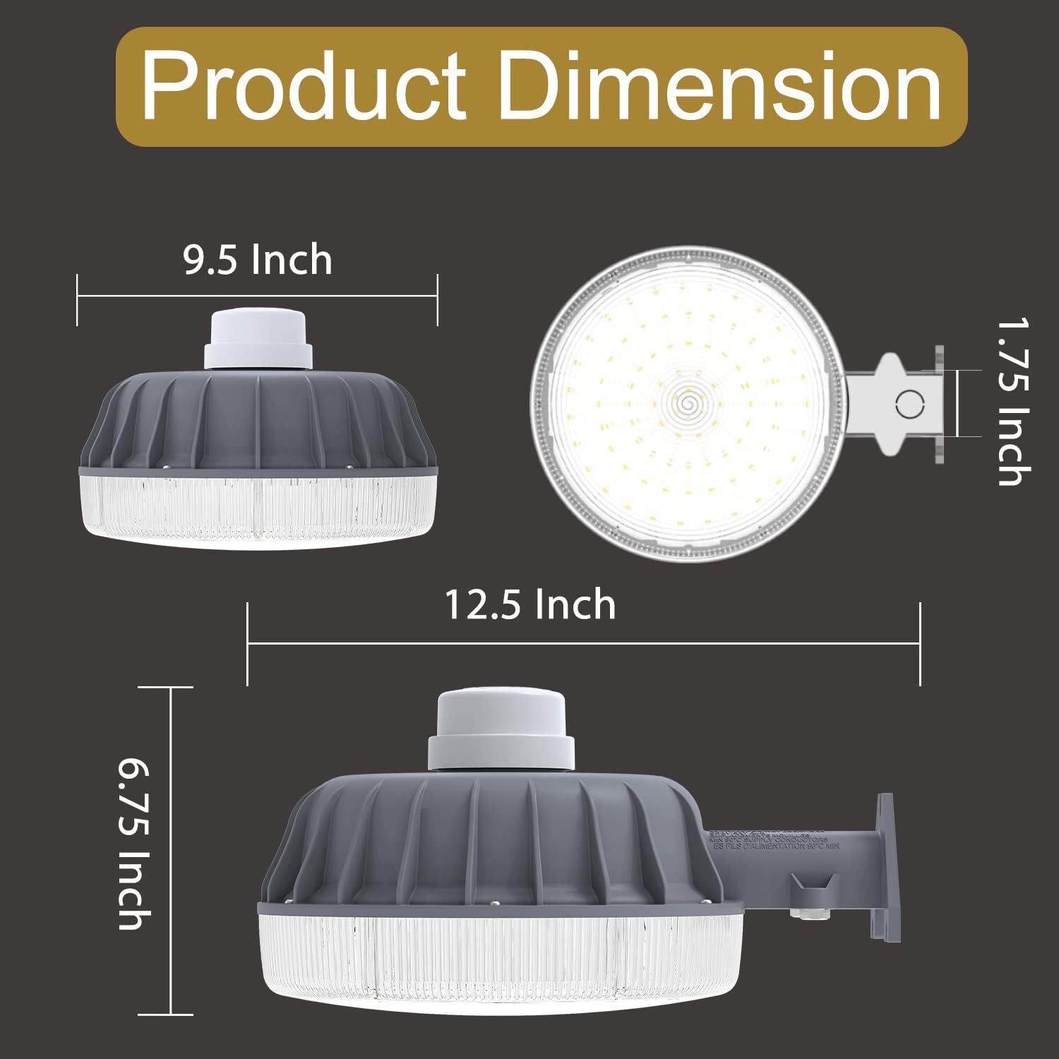 Owleye 12,000LM LED Barn Light Dusk to Dawn Outdoor