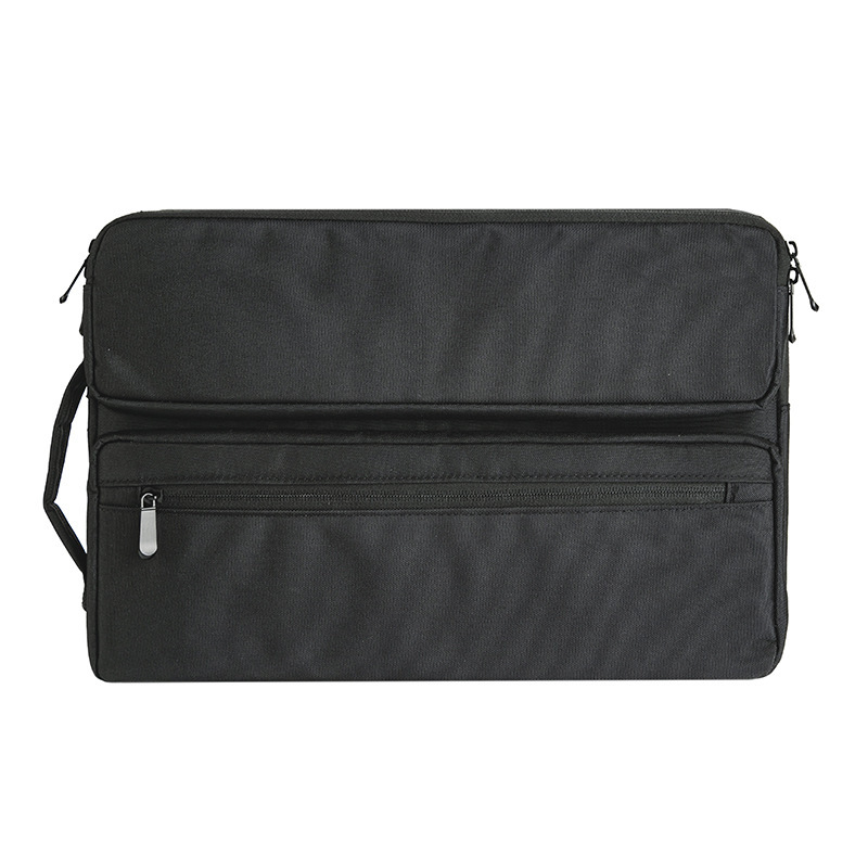 A laptop bag with a big double capacity with a velvet commercial apple of 15 inches.