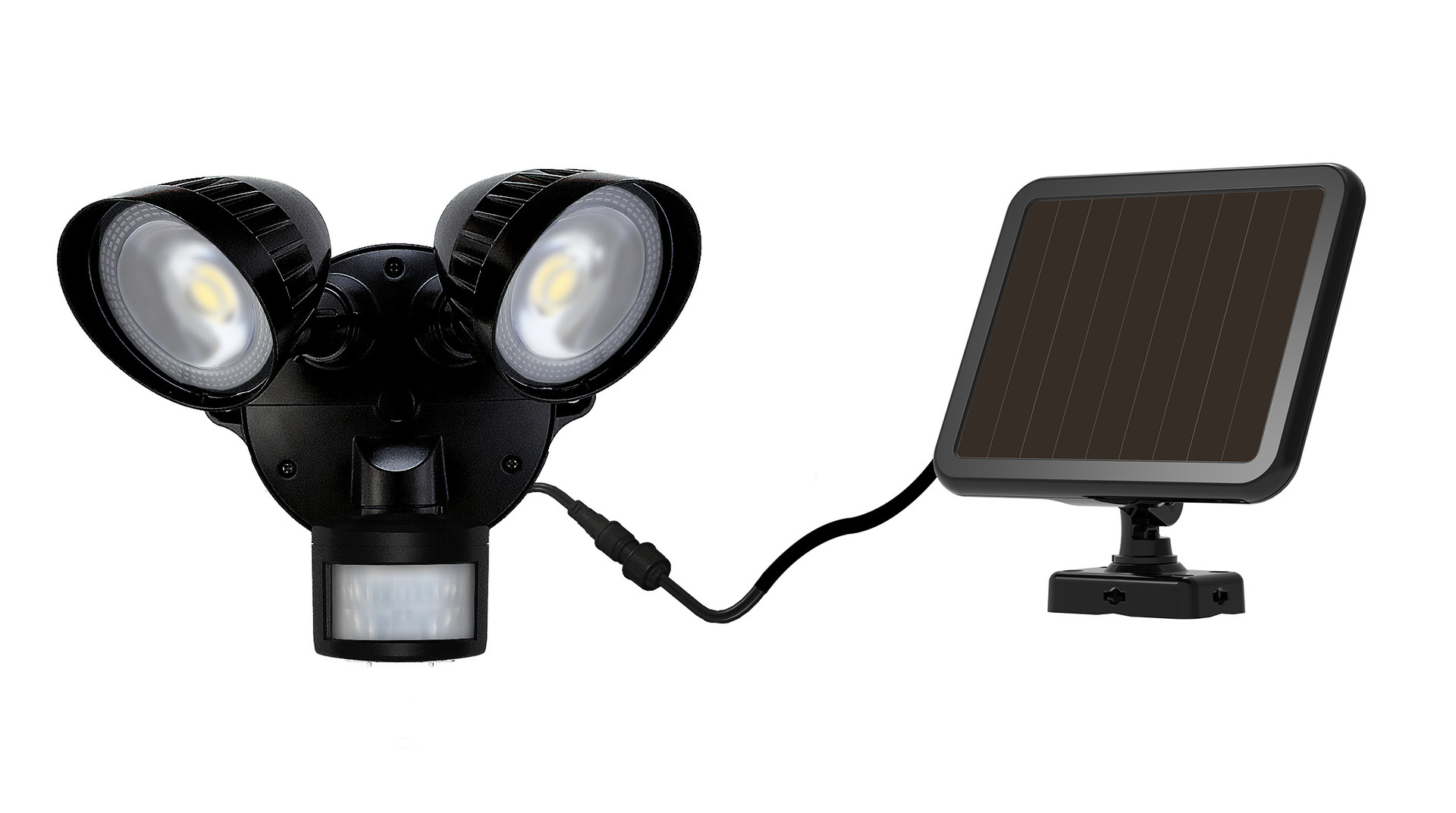 Solar induction light 2000lm, outdoor waterproofing