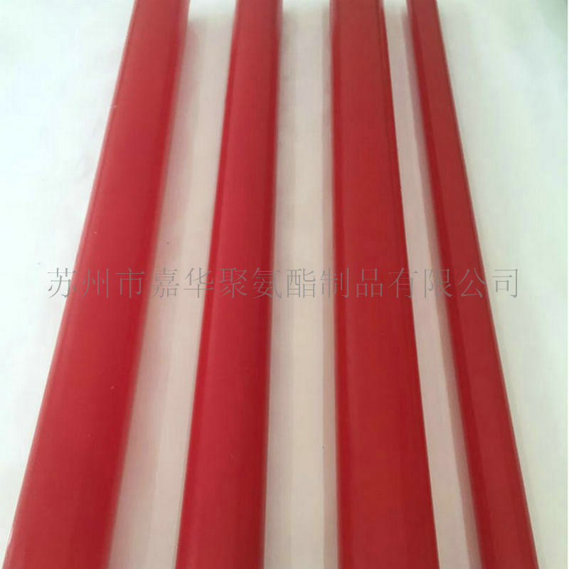 Garrett color polyurethane rod factory, yellow red polyurethane cow bands, wholesaled.