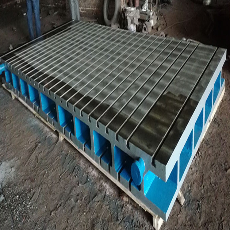 Heavy machine bed cast iron tablets, bed-painted beds and high support table