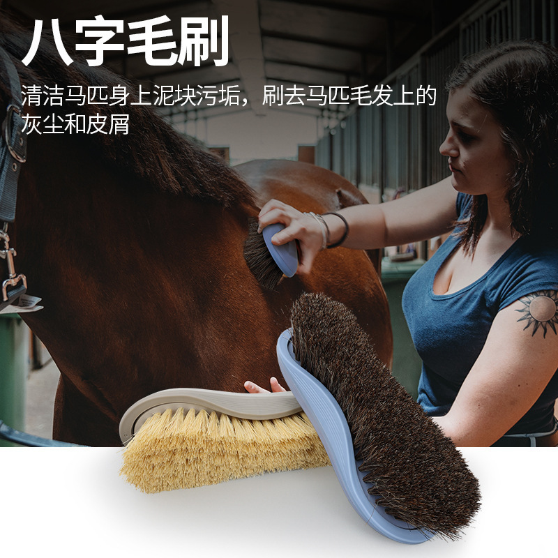 工廠定製 馬具用品 馬用清潔馬刷馬毛清潔刷馬毛刷 馬用清潔工具