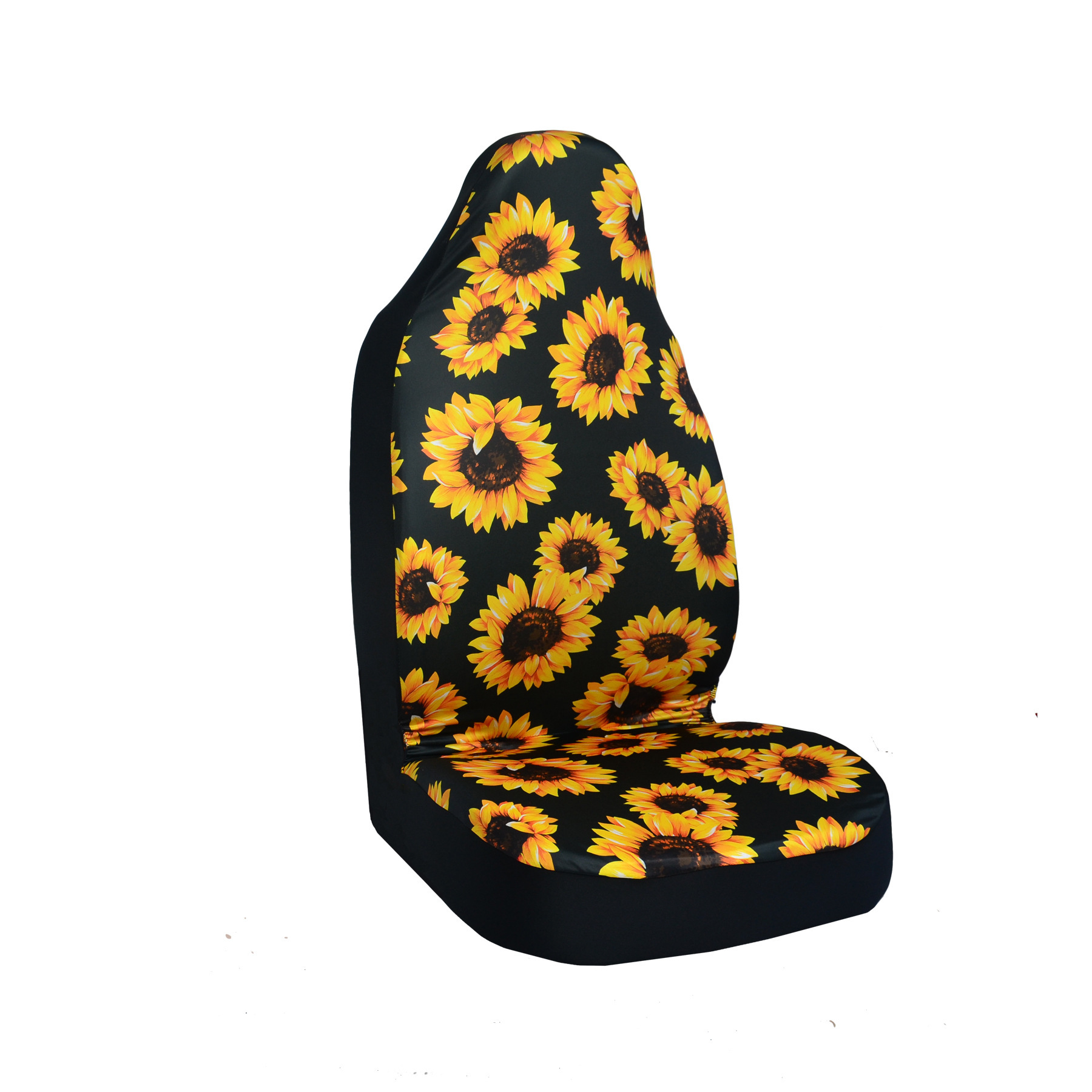 Cross-border scrubbing fabric to be exported to the sunflower digitally printed foreign trade car seats