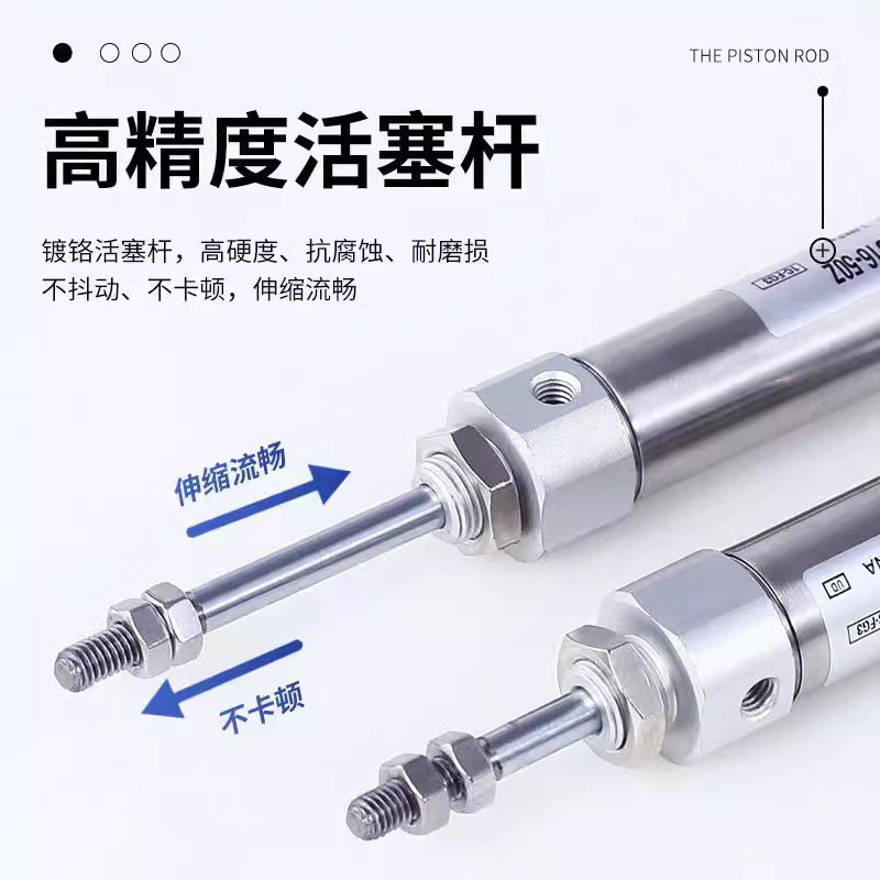 Double SMC-type pen-type mini-cylinder CDJ2B10 stainless steel-gas pen-type double-off to one-way cylinders