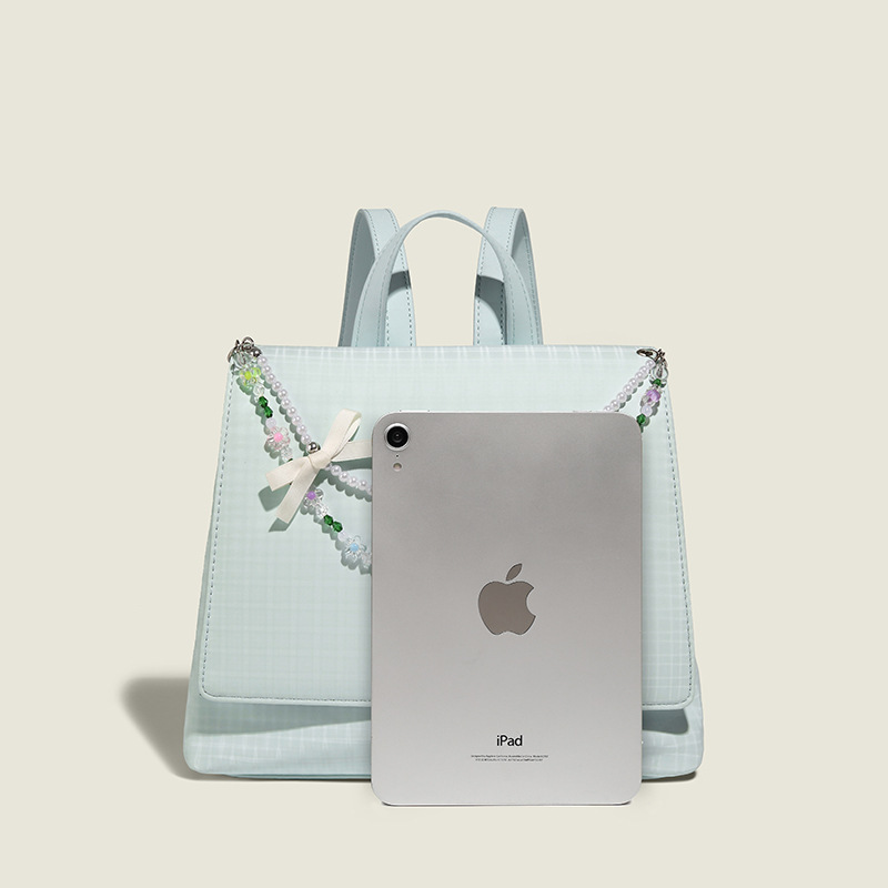 A new 2024 handbag for school commuters at Guangzhou factory.