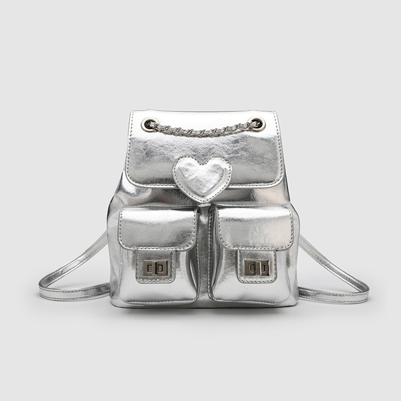 South Korean two-shoulder buns, 2024 new twirling fashion bag, 100-link bucket bag.