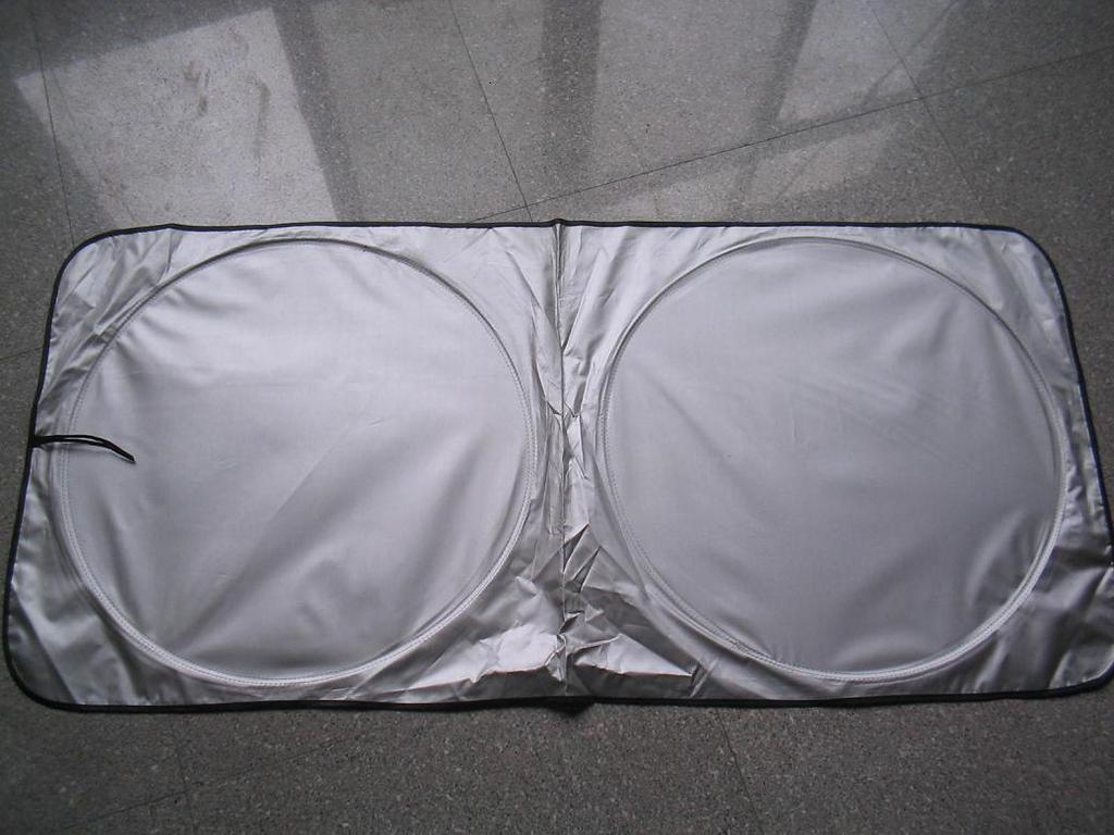 Supplying 190T142*67 two-ring front-pack bag, silver-skin front, nylon front, sunshield.