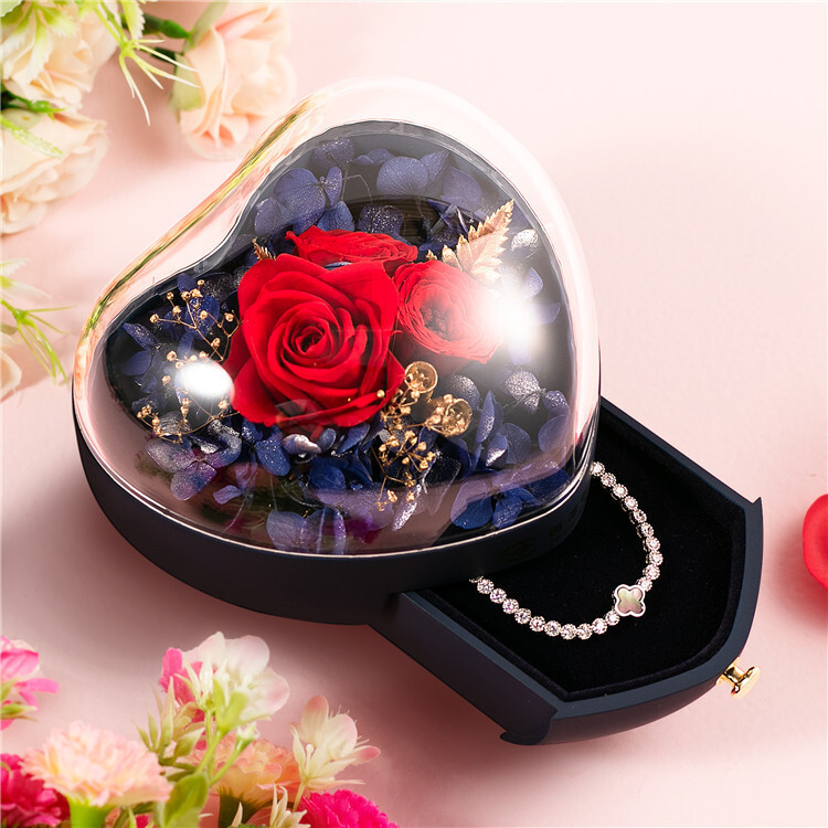 Hộp hoa còn sống, Hộp sáng tạo Valentine, Hộp quà 7 đêm.