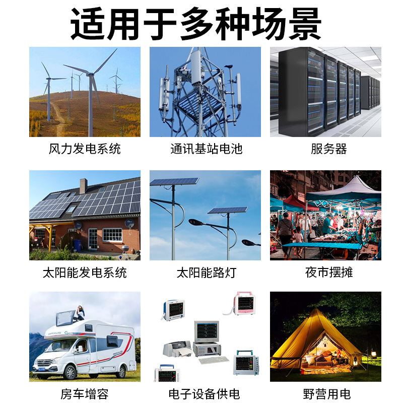 定製12V100AH鉛酸替代電池儲能房車後備電源鉛改鋰磷酸鐵鋰電池組