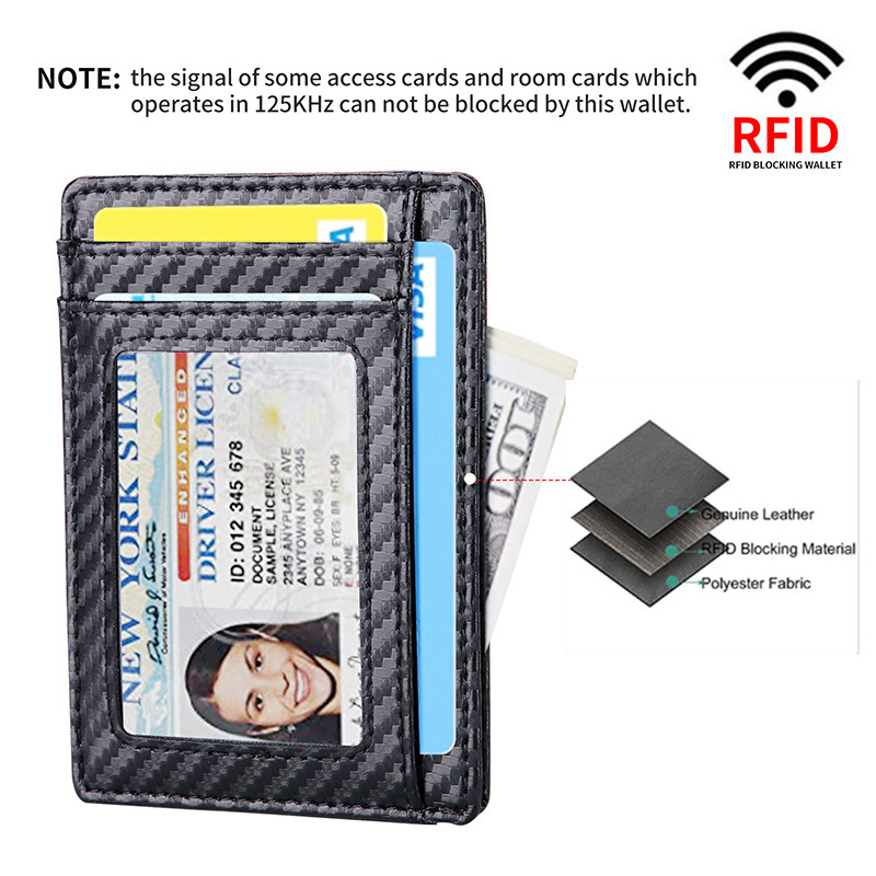 การ์ด RFID สําหรับการ์ดแม่เหล็ก ตั้งค่ากระเป๋าสตางค์ของผู้ชาย และการ์ดการ์ดการ์ดป้องกันบัตรธนาคาร