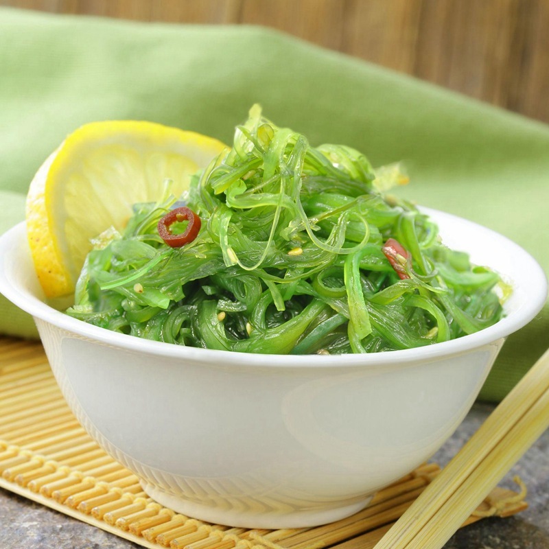Thức ăn biển, túi salad rong biển, 400g/bag, nước sốt mật hoa, sẵn sàng đi.