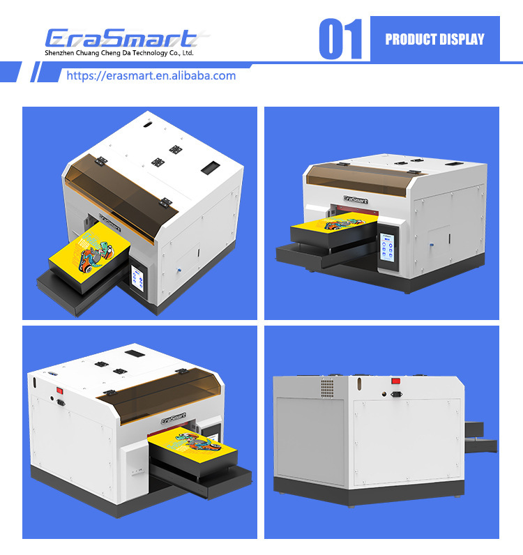 Erasmart A4 DTTG Hot Digital Direct Printer, Coil Hot DTF Printer