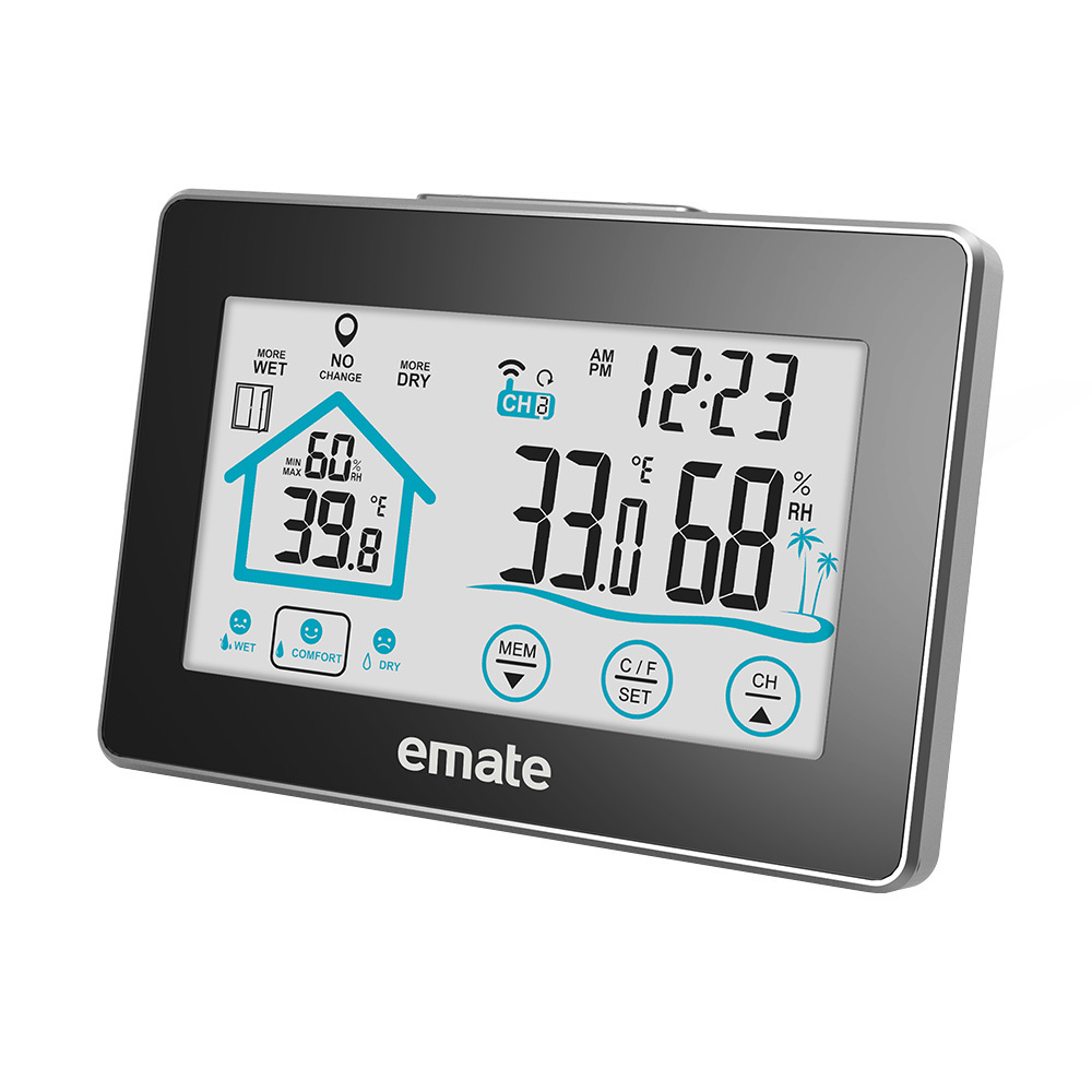 High-precision thermo-moisture units of the Emmett-negative indoor and outdoor weather station