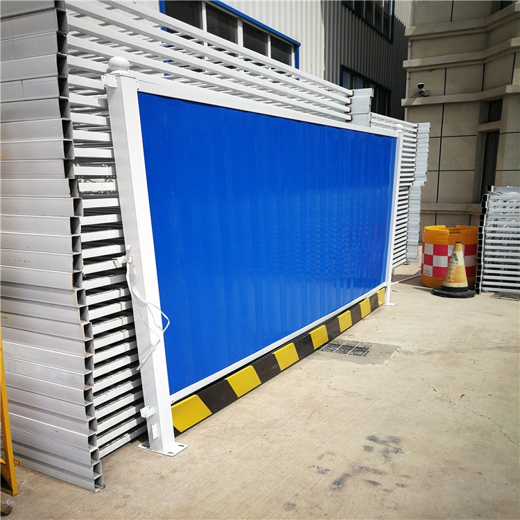 Temporary isolation fence, construction site pvc, weed fence, paint steel fence.