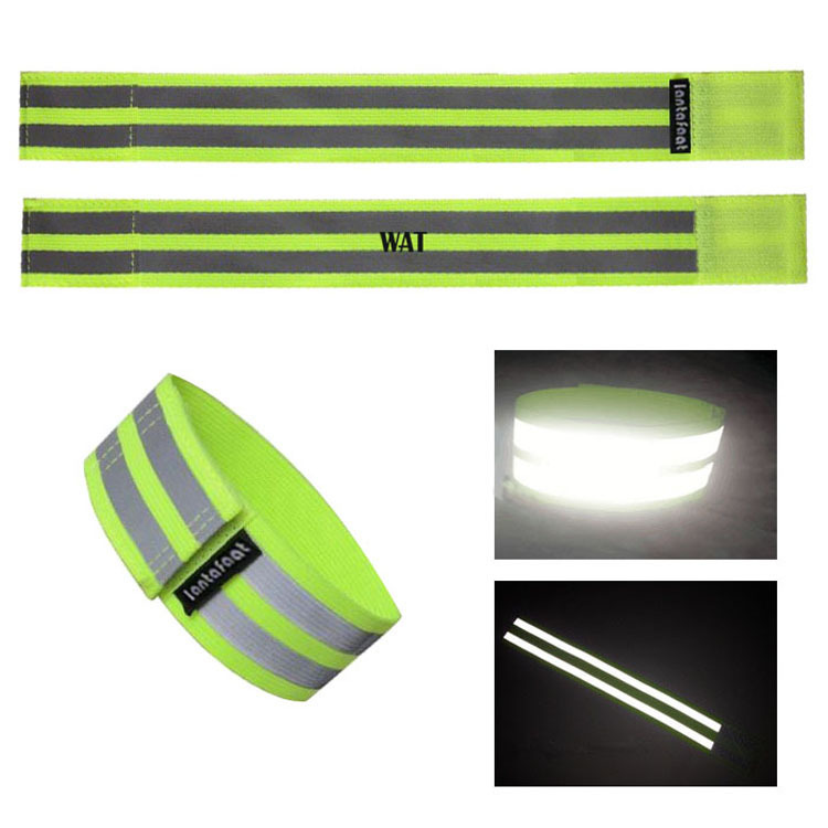 Security patrol reflecting arm with night running safety leg arm reflecting outdoor motion reflecting bracelet gift