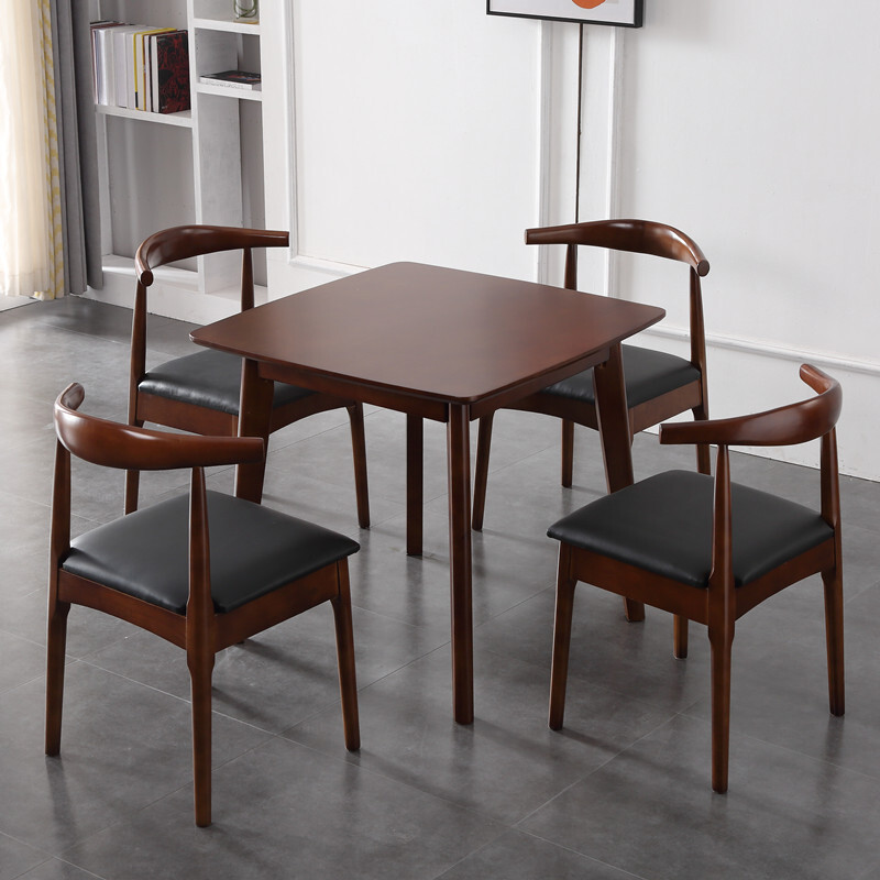 Customize the square table of the Café for home-based dining tables