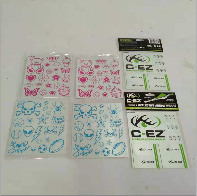 Traffic marking PET material, photo-reflective film, sticky-stamped sticker traffic, reflecting sticker.