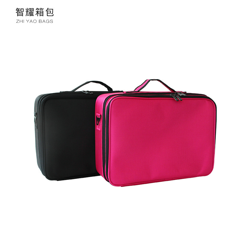 Specialized partitions for multi-storey makeup bags, Korean cosmetics boxes and make-up handiwork kits.