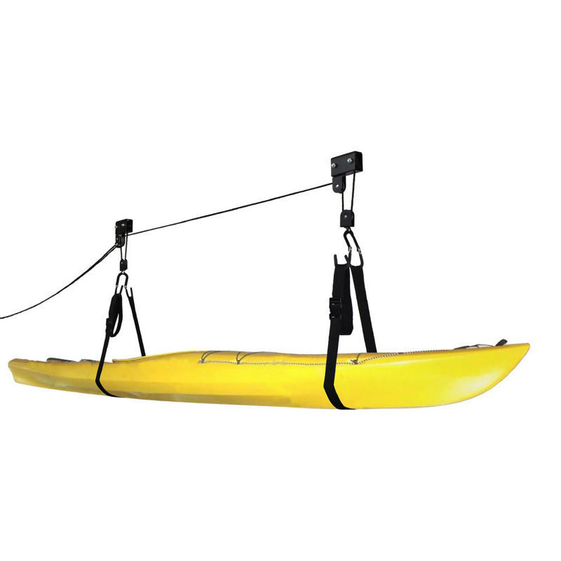 A multi-purpose kayak hanger.