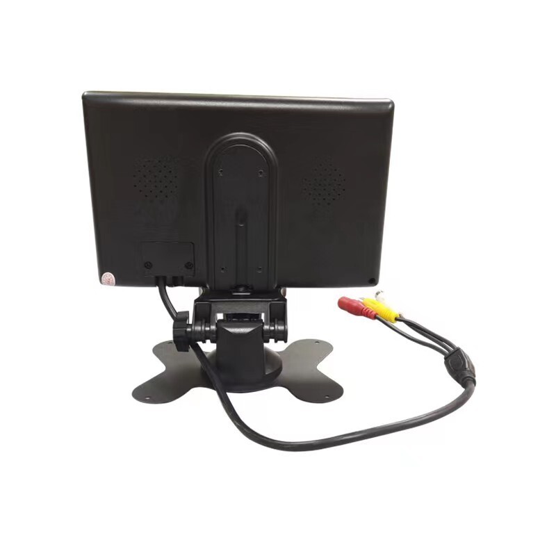 A 7-inch vehicle-mounted desktop monitor divided by four-way high-level night vision.