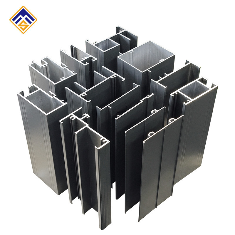 70 series push single-track aluminium powder coloured materials, construction of doors and windows, house model