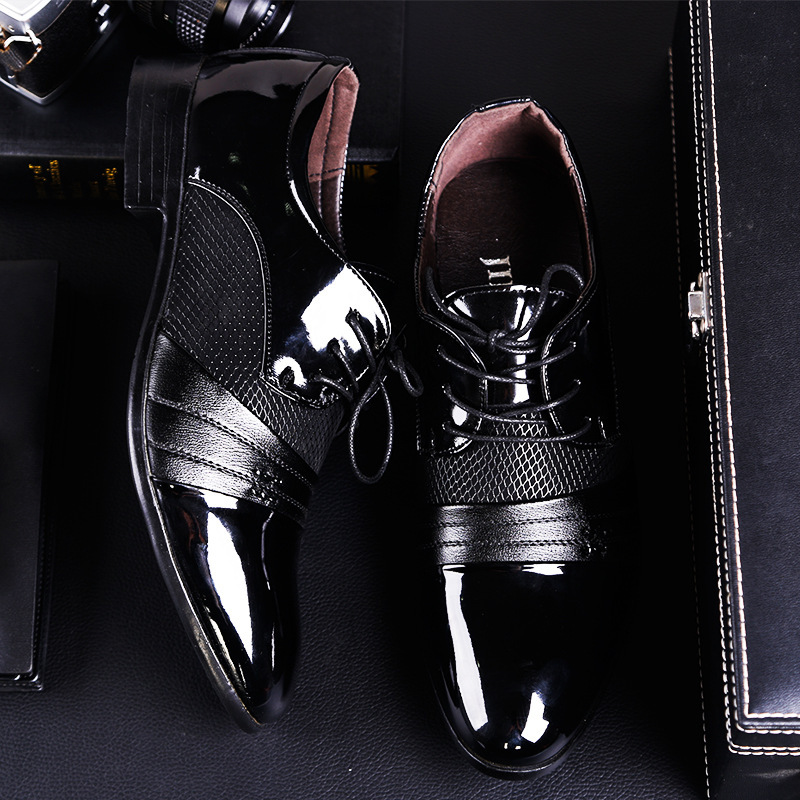 Cross-border selection of large-size leather-skinned men's business.