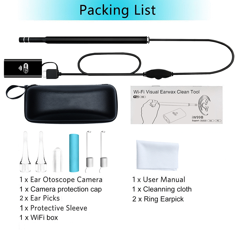 Wifi's endoscope is so clear that children can see their teeth safely.