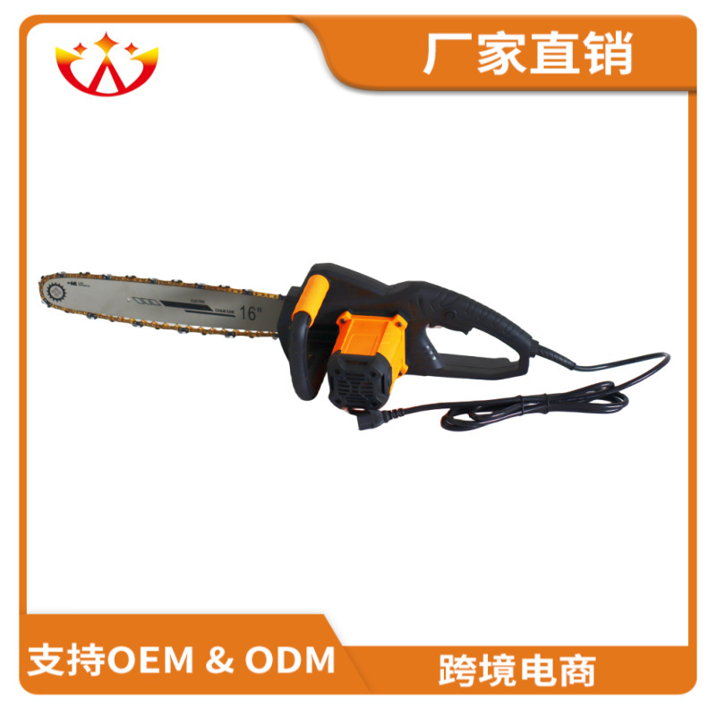 Wire-barrel electric saws, small-scale saws, hand-held carpentry, wood-sawing, wood-chain saws