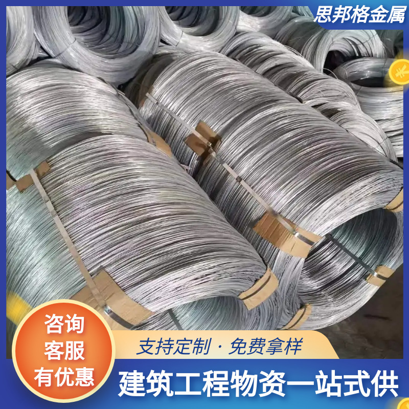 廠家直銷熱鍍鋅鋼絲架空鋼絞線鋼絲大棚鋼絲電纜鎧裝鋼絲量大優惠