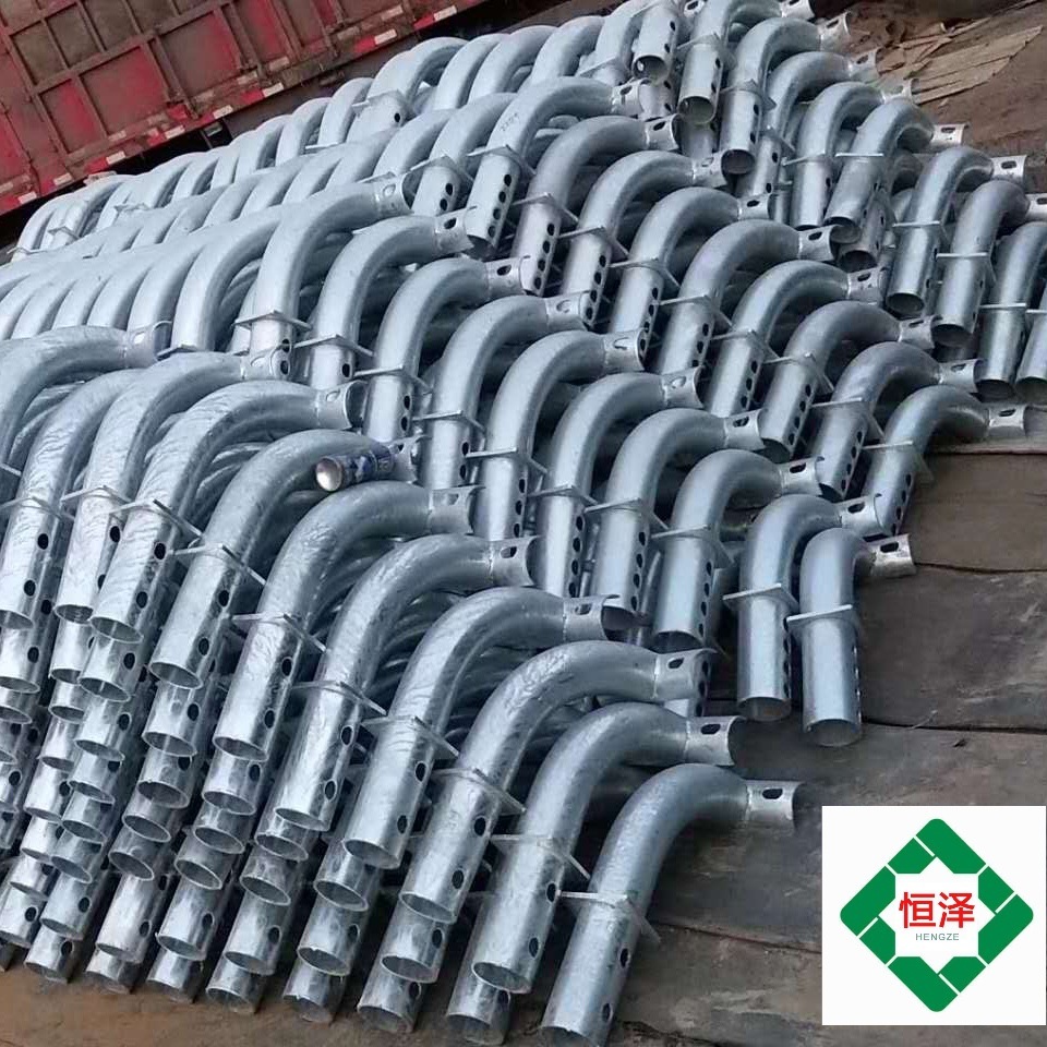 Heat-plated zinc poles, Guangdong Guangxi supply, and the plant's wholesale-heated zinc-plated bridge pillars.