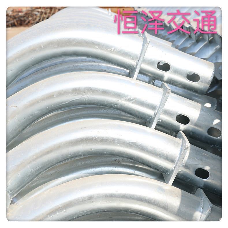 Heat-plated zinc poles, Guangdong Guangxi supply, and the plant's wholesale-heated zinc-plated bridge pillars.