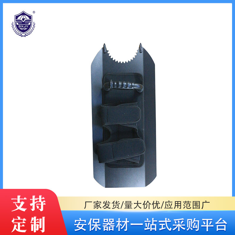 The manufacturer customizes a serrated mouthband lamp for riot shield aluminum alloy shield with multi-purpose security.