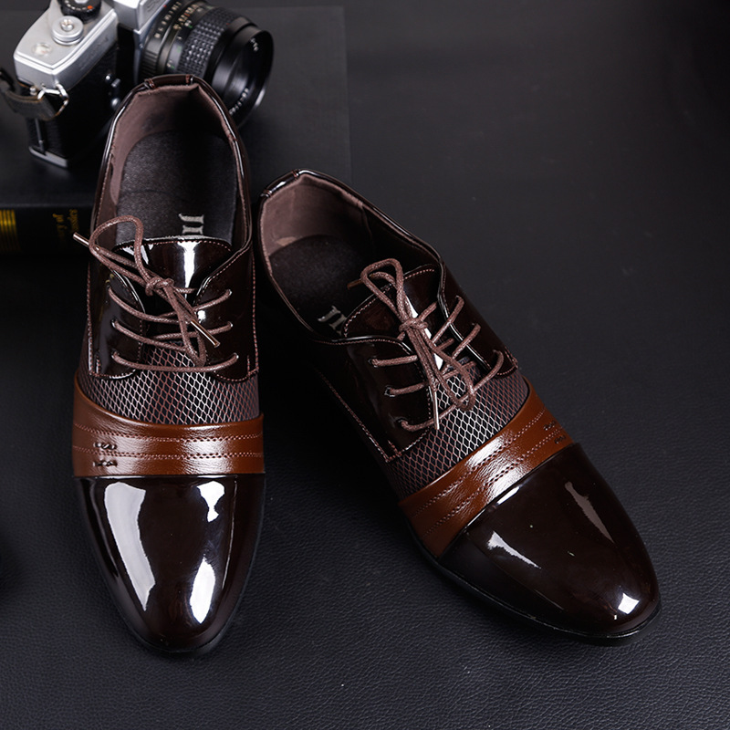 Cross-border selection of large-size leather-skinned men's business.