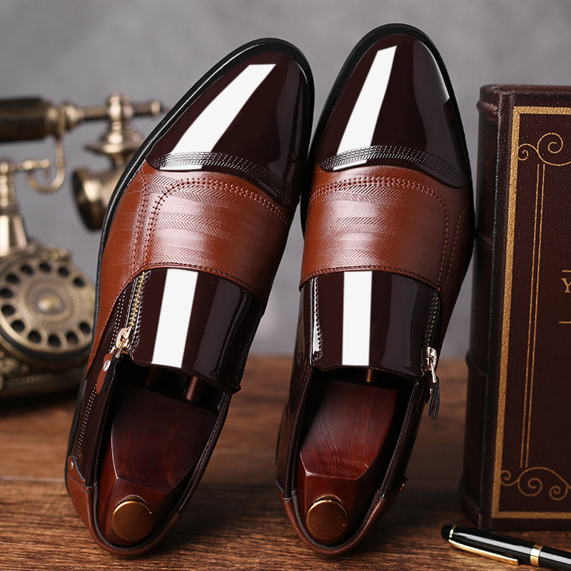 The new big man business is wearing a shoe-shoe-head man's shoe, and he's got one hair on his back.