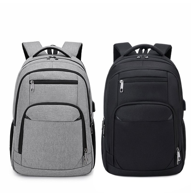 Tideback male double shoulder bag with a 17-inch computer bag for outdoor students