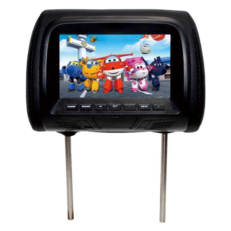 Plant supply 7-inch car-mounted pillow monitor, two-way video input to car back-row entertainment system player