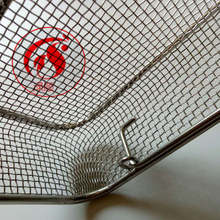A stainless steel basket factory.