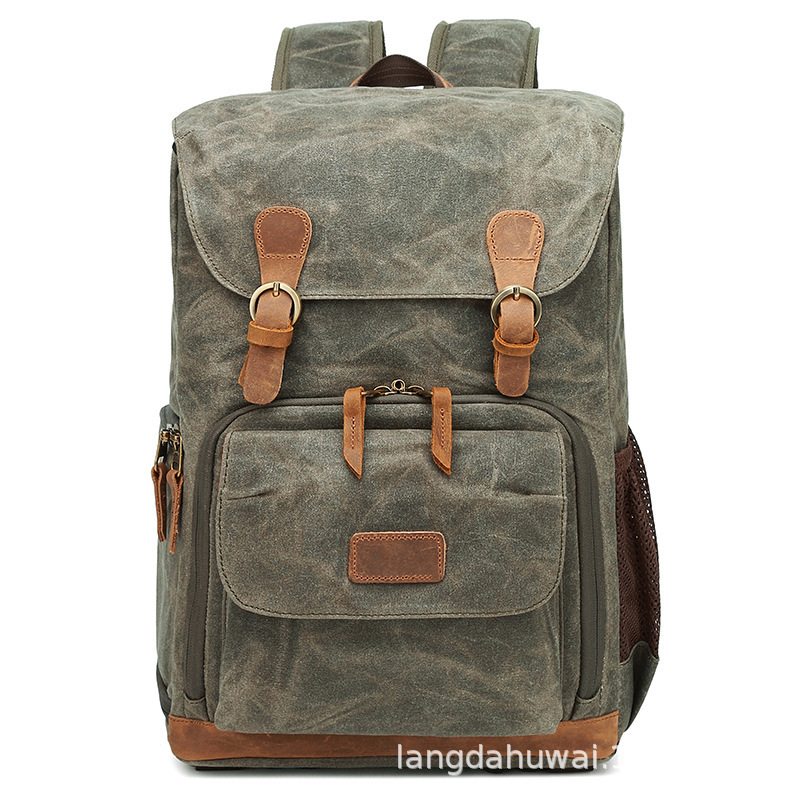 A canvas camera bag with a multi-shoulder photo kit, a new multi-purpose sheet, a male and female backpack, cross-border heat-sale backpack